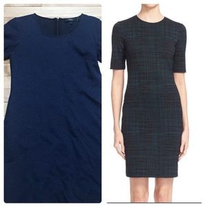 Theory Rijik n Hornell Short Sleeve Sheath Dress 0